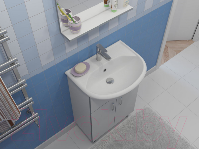 Тумба под умывальник Какса-А Грей 50 / 458701