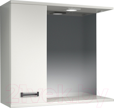 Шкаф с зеркалом для ванной Какса-А Пикколо с/о 62 L / 458385 - фото
