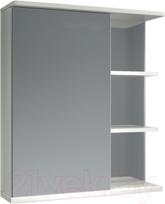 Шкаф с зеркалом для ванной Какса-А Грация б/о 55 L / 458404 - фото