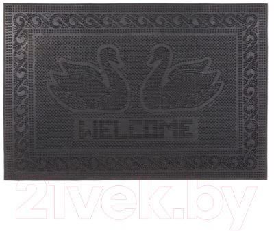 Коврик грязезащитный SunStep Лебеди 40x60 / 31-029 - фото
