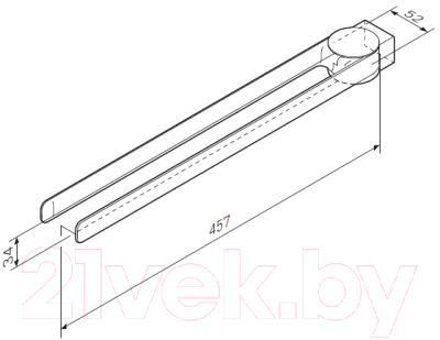 Держатель для полотенца AM.PM Inspire A50A32600