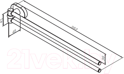 Держатель для полотенца AM.PM Sense L A7432600