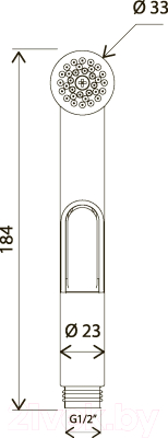 Лейка гигиенического душа AM.PM F0201964