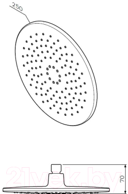 Лейка верхнего душа AM.PM Like F0580000