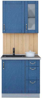 Готовая кухня Интерлиния Мила Крафт 0.8 - фото