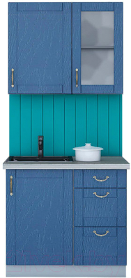 Готовая кухня Интерлиния Мила Крафт 0.9 - фото