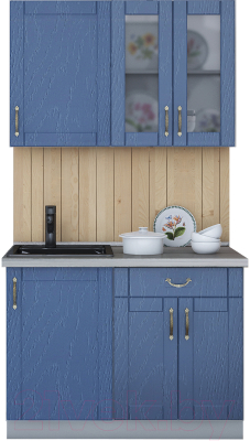 Готовая кухня Интерлиния Мила Крафт 1.1 - фото