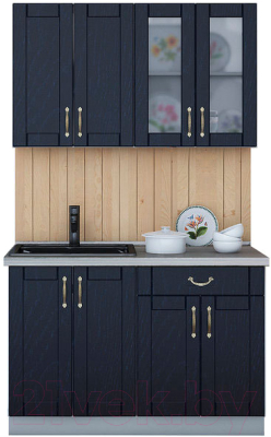 Готовая кухня Интерлиния Мила Крафт 1.2А - фото