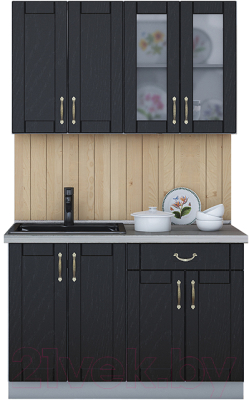 Готовая кухня Интерлиния Мила Крафт 1.2А - фото
