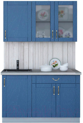 Готовая кухня Интерлиния Мила Крафт 1.3А - фото