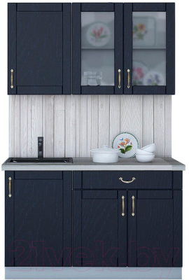 Готовая кухня Интерлиния Мила Крафт 1.3А - фото