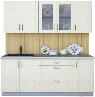 Готовая кухня Интерлиния Мила Крафт 2.0Б - фото