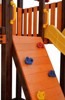 Игровой комплекс Perfetto Sport Pitigliano 4 + качели Паутина