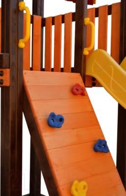 Игровой комплекс Perfetto Sport Pitigliano 7 + качели Паутина