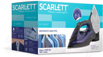 Утюг Scarlett SC-SI30K57 (фиолетовый/черный)