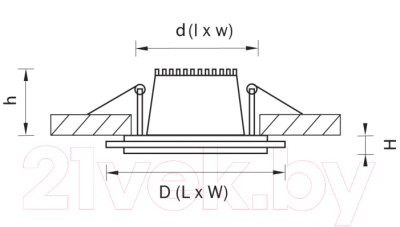 Точечный светильник Lightstar Acri 212030