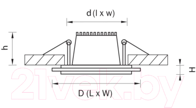 Точечный светильник Lightstar Acri 212041