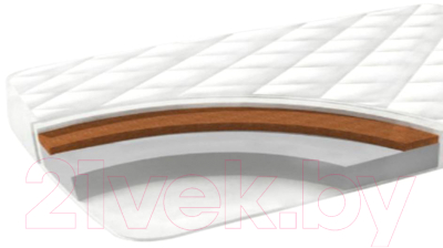 Матрас в кроватку Farfello Soft 11см (жаккард) - фото