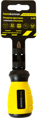 Отвертка Hanskonner HK1040-16-PH2-38 - фото