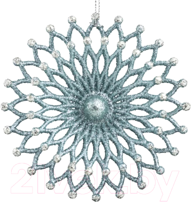 Елочная игрушка Erich Krause Decor Снежинка двухслойная / 44805 - фото