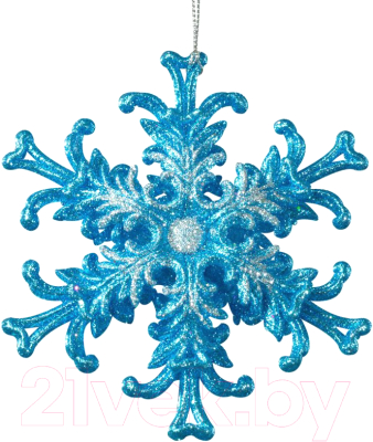 Елочная игрушка Erich Krause Decor Снежинка звездная / 43428 - фото