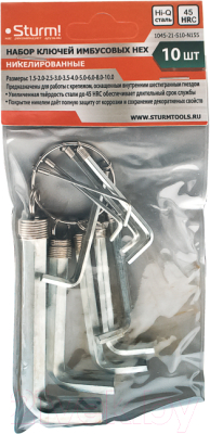Набор ключей Sturm! 1045-21-S10-N155