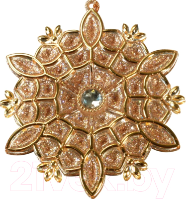 Елочная игрушка Erich Krause Decor Снежинка изысканная / 43450 - фото