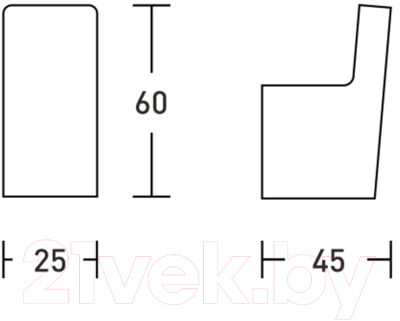Крючок для ванной Gross Aqua Space GA18235