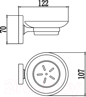 Мыльница Savol S-007059