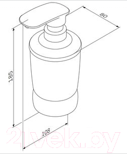 Дозатор для жидкого мыла AM.PM Sensation A3031900