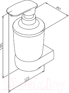 Дозатор для жидкого мыла AM.PM Sensation A3036900