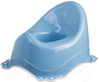 Детский горшок Maltex Утенок / 7279 (темно-голубой/белый) - фото