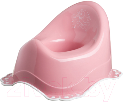 Детский горшок Maltex Утенок / 7279 (темно-розовый/белый) - фото