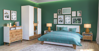 Шкаф Мебель-Неман Сканди МН-036-33