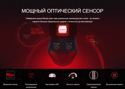 Мышь A4Tech Bloody W60 Max