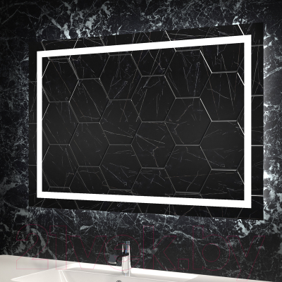 Зеркало Пекам Astra 1 120x80 / astra1-120x80d (с подсветкой и сенсором на взмах руки)