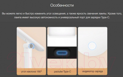 Настольная лампа Yeelight Desk LED Lamp Folding Z1 Pro / YLTD14YL