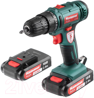 Аккумуляторная дрель-шуруповерт Hammer Flex ACD18BS - фото