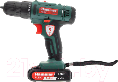 Аккумуляторная дрель-шуруповерт Hammer Flex ACD18BS