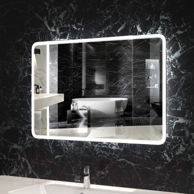 Зеркало Пекам Marta 2 80x60 / marta2-80x60sp (с подсветкой, подогревом и сенсором на прикосновение)