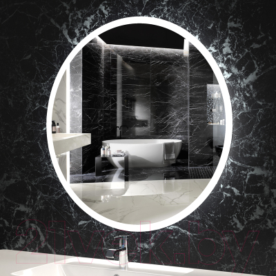 Зеркало Пекам Ring 70x70 / ring-70x70sp (с подсветкой, подогревом и сенсором на прикосновение)