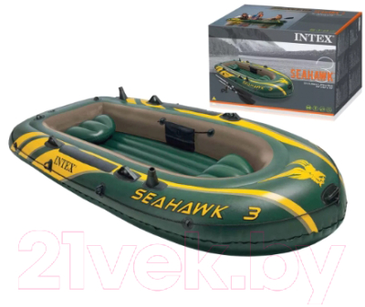 Надувная лодка Intex Seahawk-3 Set / 68380NP