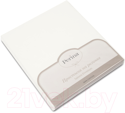 Простыня для малышей Perina На резинке Айвори / ПР-120.1 - фото