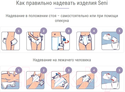 Подгузники для взрослых Seni Super Classic Extra Large