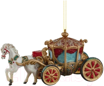 Елочная игрушка Erich Krause Decor Карета / 47725 - фото