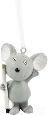 Елочная игрушка Erich Krause Decor Канцелярская мышь / 46748 - фото