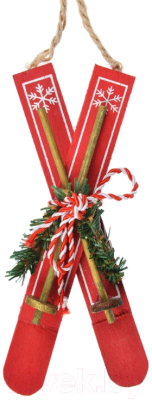 Елочная игрушка Erich Krause Decor Лыжи / 45772 - фото