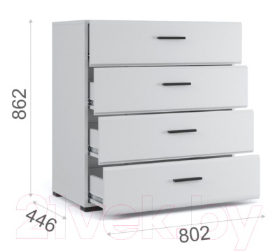 Комод Империал Йорк 4ящ