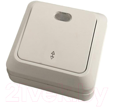 Выключатель КС ОП 10А с индикатором / 74855 - фото