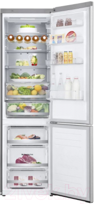 Холодильник с морозильником LG DoorCooling+ GA-B509MAUM